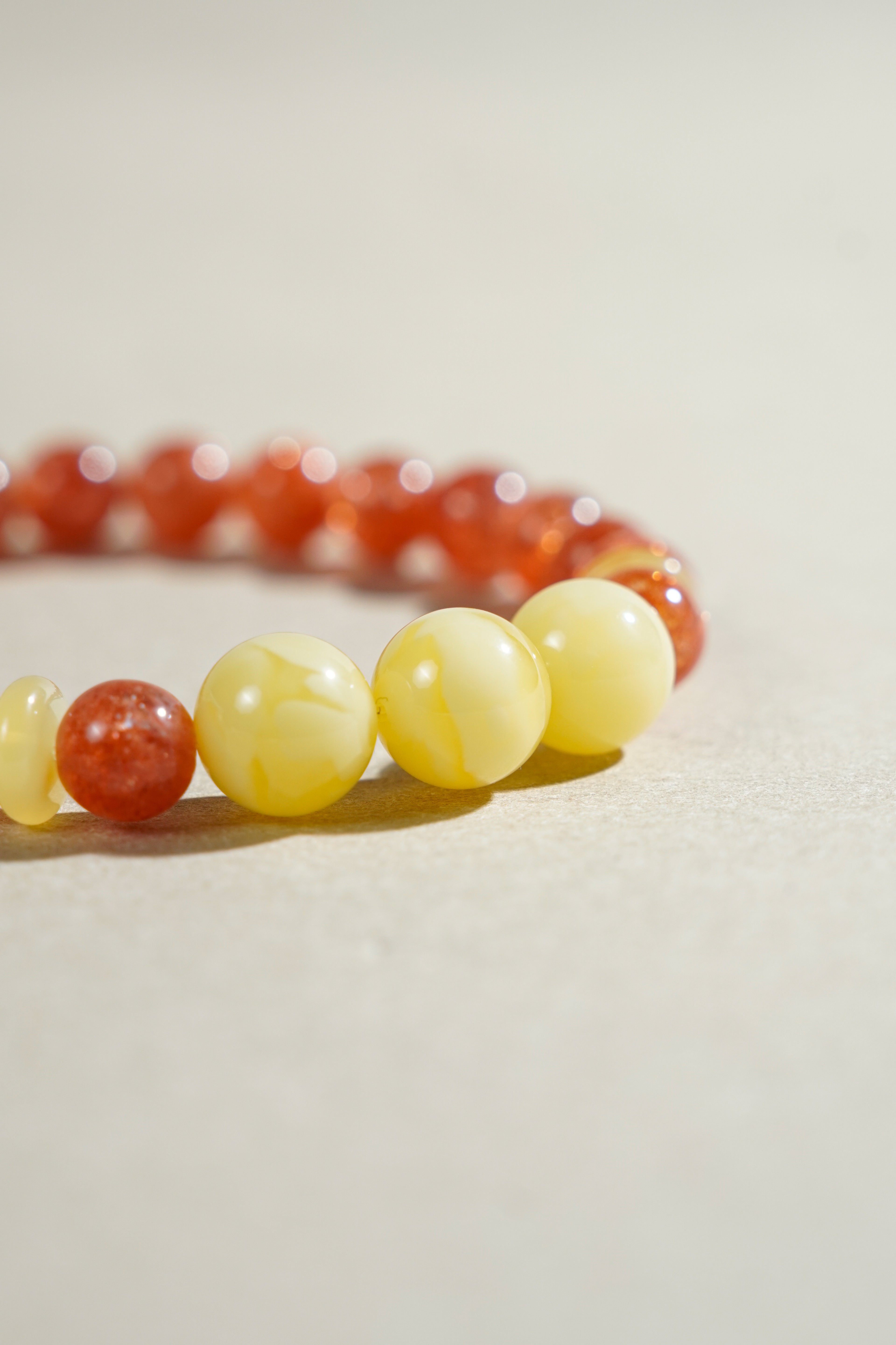 Taiora 五行 · 火生土-太陽石手串 - 五行能量珠寶 - 圖4