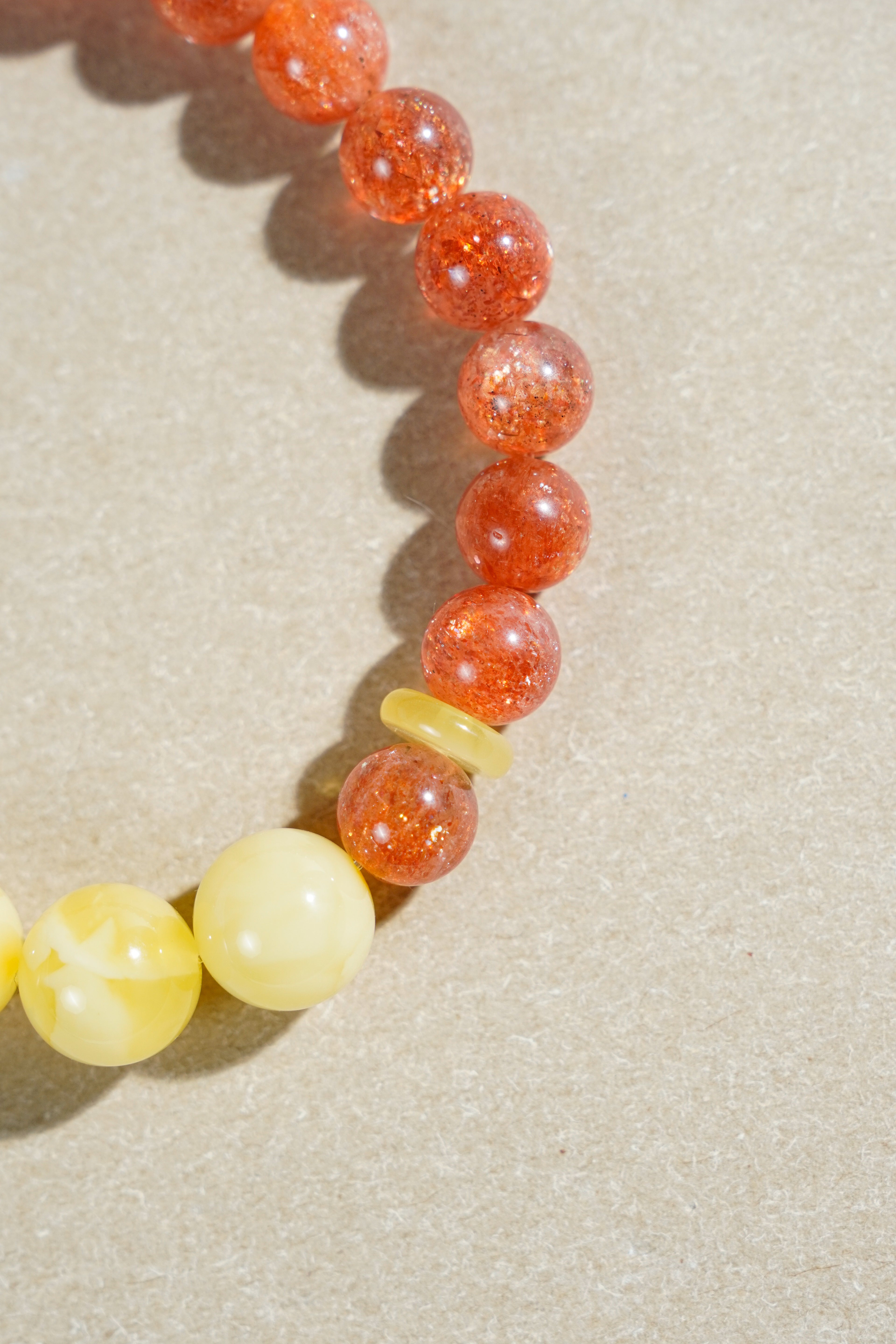 Taiora 五行 · 火生土-太陽石手串 - 五行能量珠寶 - 圖3