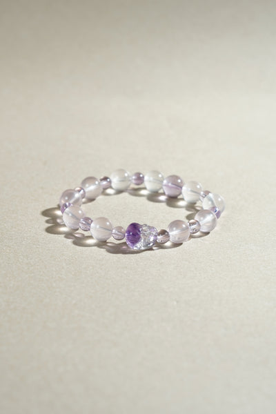 Taiora 五行 · 火-紫水晶超七貔貅手串 - 五行能量珠寶